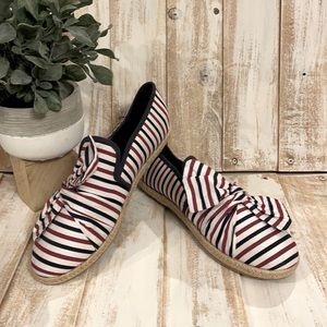 Nautica Slip-on Flats Patriotic Red White Blue